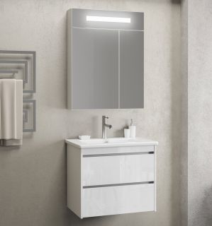 Зеркало-шкаф Opadiris Фреш 60 с подсветкой